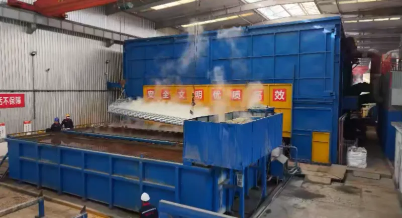 Polyester coated steel coil production workshop for construction materials